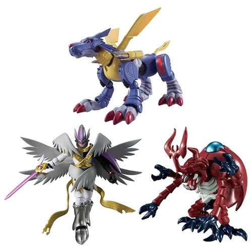 Shodo Action Figure Series - Digimon - 6pc Digimon Adventure 2 Display