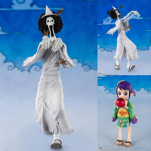 FiguartsZERO Figures - One Piece - Brook (Honekichi) And O-Tama