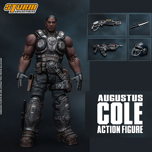 Gears Of War Figures - 1/12 Scale Augustus Cole