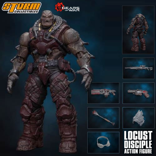 Gears Of War Figures - 1/12 Scale Locust Disciple