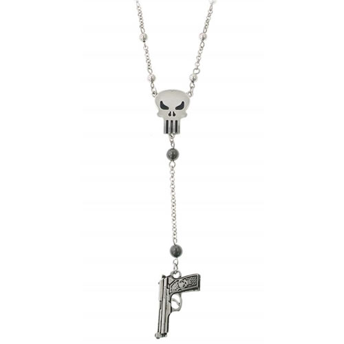 Marvel Necklace - The Punisher Gun Charm Necklace