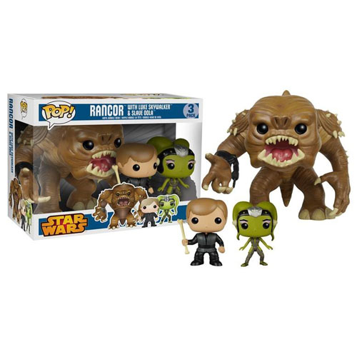 Pop! Star Wars - Luke, Slave Oola And Rancor 3-Pack