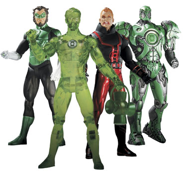 Green Lantern Series 4 Figures - SET