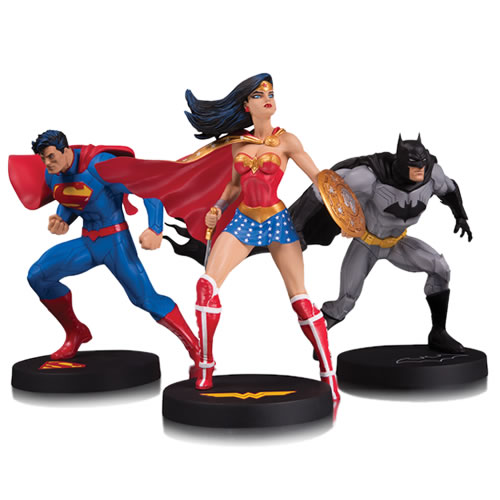 DC Comic's Designer Series Statues - Jim Lee Collector 3-Pack Statue Set