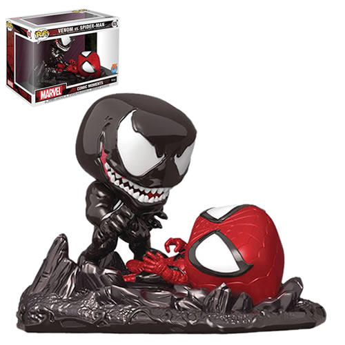 Pop! Comic Moments - Marvel - Spider-Man Vs Venom Exclusive