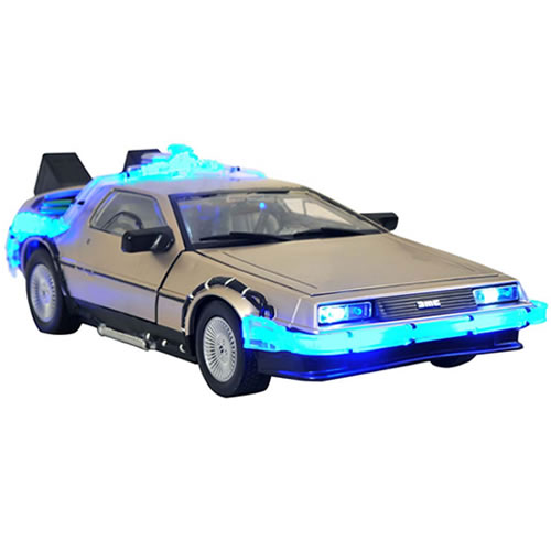 Back To The Future Vehicles - 1:18 Scale BTTF DeLorean Mark I Time Machine