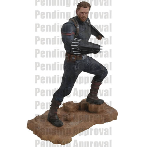 Marvel PVC Gallery Statues - Avengers 3 Infinity War Movie - Captain America