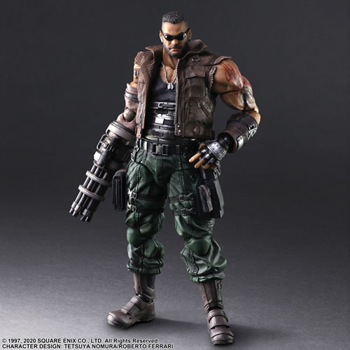 Play Arts Kai Figures - Final Fantasy VIIR - Barret Wallace V2