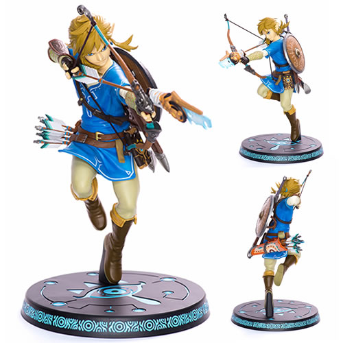 Legend Of Zelda Statues - 10" LOZ Breath Of The Wild Link Figure