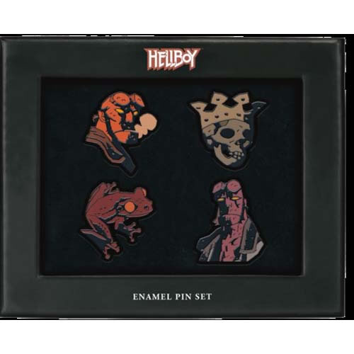 Pins & Buttons - Hellboy - Assorted Enamel 4-Pack