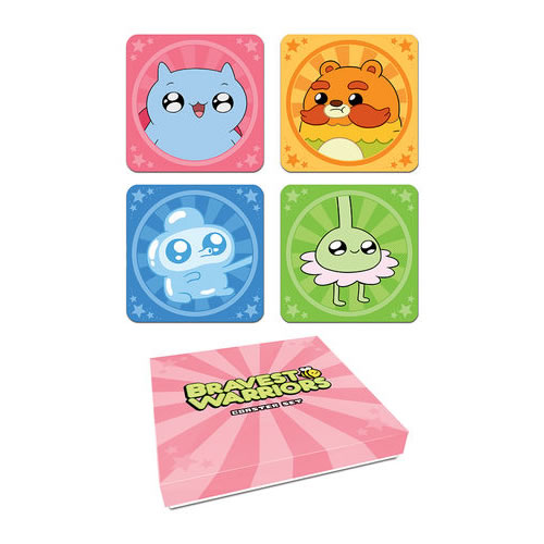 Coasters - Bravest Warriors - Assorted 4-Pack