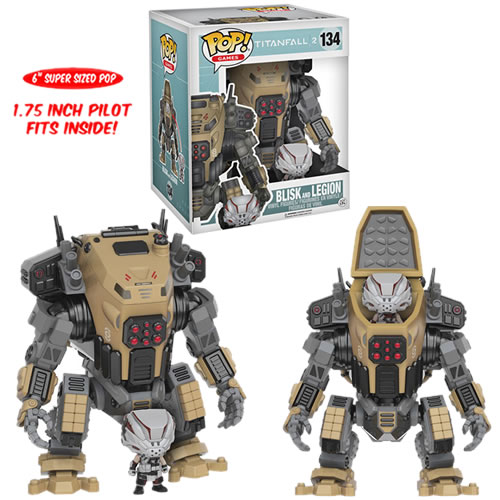 Pop! Games - Titanfall 2 - Blisk & 6" Super Sized Legion Pop!