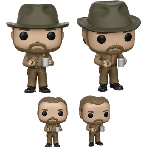 Pop! Television - Stranger Things - Series 02 - Jim Hopper Coffee & Donut w/ Chase