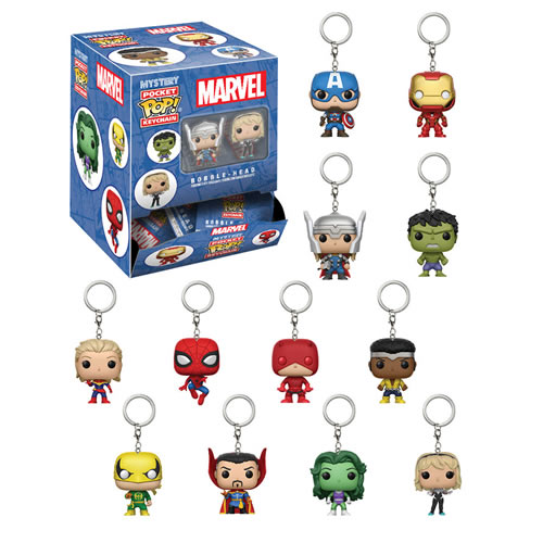 Pocket Pop! Keychains - Marvel - 24pc Mystery Blindbag Display