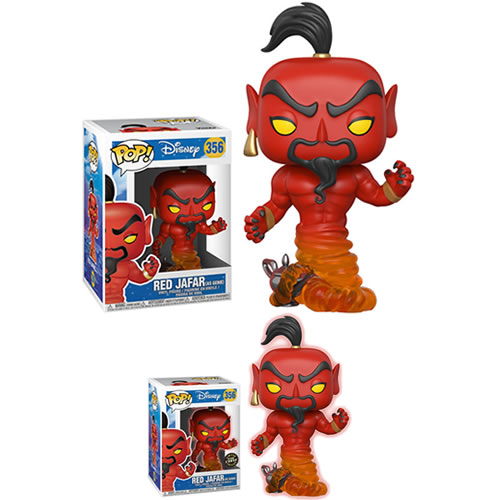 Pop! Disney - Aladdin Movie - Red Jafar w/ Chase