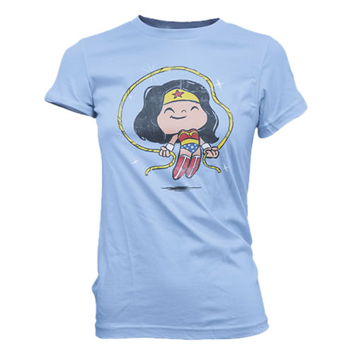 T-Shirts - Super Cute Tees - DC Comic's - Wonder Woman Jumping Rope