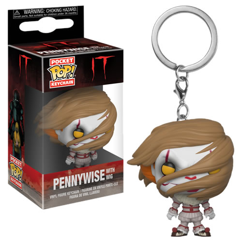 Pocket Pop! Keychains - IT - Pennywise w/ Wig (2017 Movie)