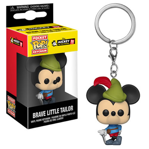 Pocket Pop! Keychains - Disney - Mickeys 90th Anniversary - Brave Little Tailor