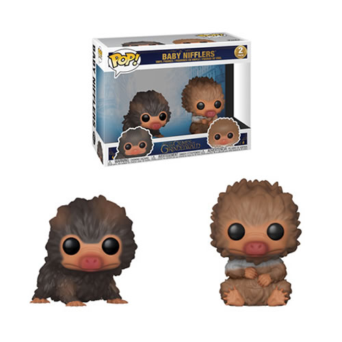 Pop! Movies - FB2 / The Crimes Of Grindelwald - Baby Niffler 2-Pack (Brown & Tan)