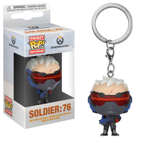 Pocket Pop! Keychains - Overwatch - Soldier 76