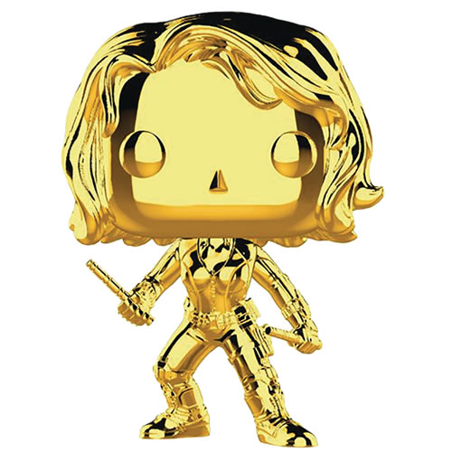 Pop! Marvel - MCU: The First Ten Years - Black Widow (Gold Chrome)