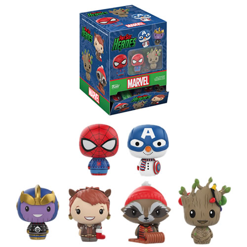 Pint Size Heroes Vinyl Figures - Marvel - Holiday - 24pc Assorted Blind Bags Display