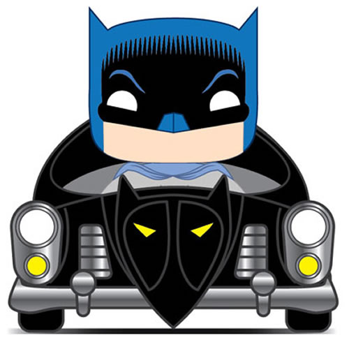 Pop! Rides - Batman 80th Anniversary - Batman w/ Batmobile (1950 Version)