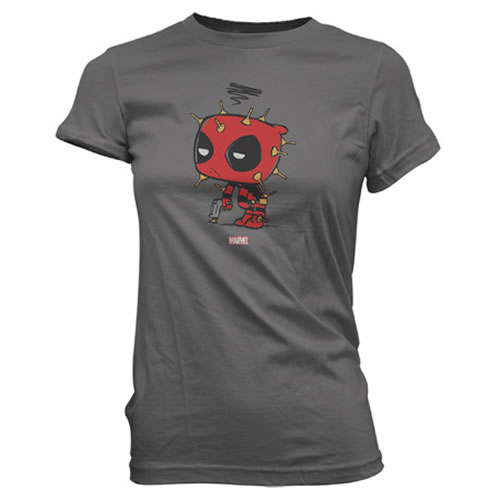 T-Shirts - Super Cute Tees - Marvel - Deadpool Rubber Shots