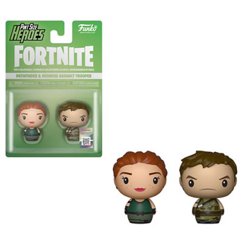 Pint Size Heroes Vinyl Figures - Fortnite - S01a - Pathfinder / Highrise Assault Trooper 2-Pack