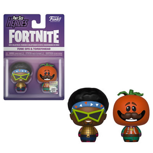 Pint Size Heroes Vinyl Figures - Fortnite - S01a - Funk Ops / Tomato Head 2-Pack