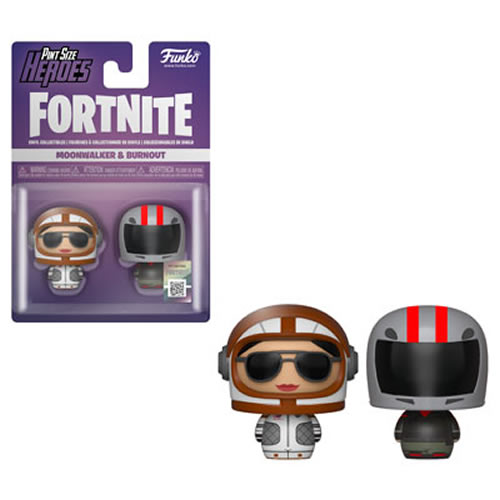 Pint Size Heroes Vinyl Figures - Fortnite - S01a - Moonwalker / Burnout 2-Pack