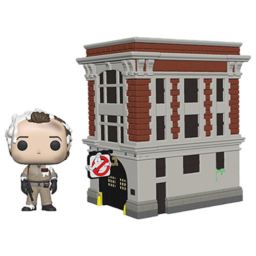 Pop! Town - Ghostbusters - Dr. Peter Venkman w/ Fire Station