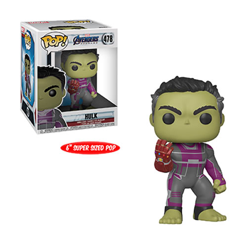 Pop! Marvel - Avengers 4 Endgame Movie - 6" Super Sized Hulk