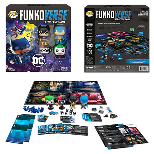 Pop! Funkoverse Strategy Games -  DC Comics - 100 Base Set