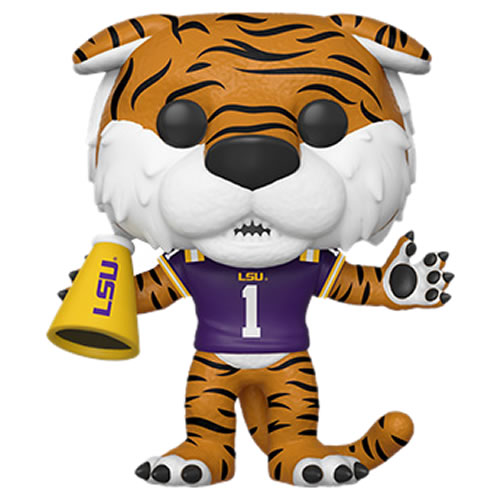 Pop! College Football - LSUs Mike The Tiger (Home Purple Jersey)