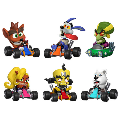 Mini Vinyl Figures - Crash Bandicoot CTR Nitro-Fueled - 12pc Assorted Display