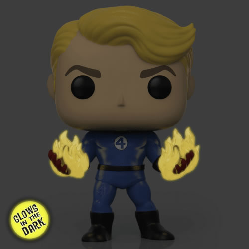 Pop! Marvel - Fantastic Four - Suited Human Torch (Specialty Series)