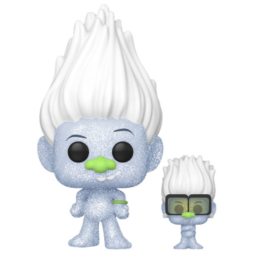 Pop! Movies - Trolls World Tour - Hip Hop Guy Diamond w/ Tiny (GID)