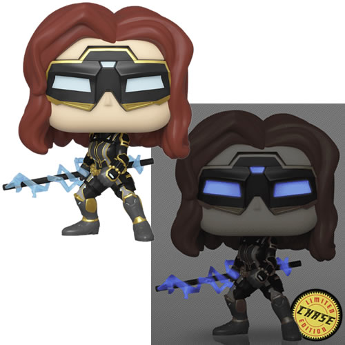 Pop! Games - Marvel Gamerverse Avengers Game - Black Widow w/ Chase