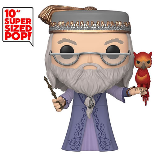 Pop! Movies - Harry Potter - 10" Super Sized Dumbledore w/ Fawkes