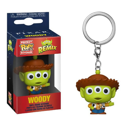 Pocket Pop! Keychains - Disney / Pixar Alien Remix - Alien As Woody