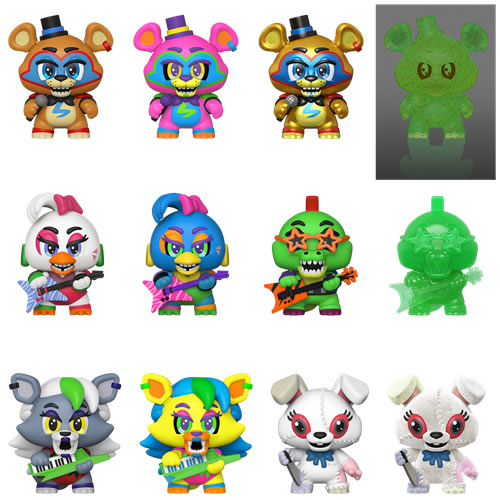 Mystery Minis Figures - FNAF - Security Breach - 12pc Assorted Display