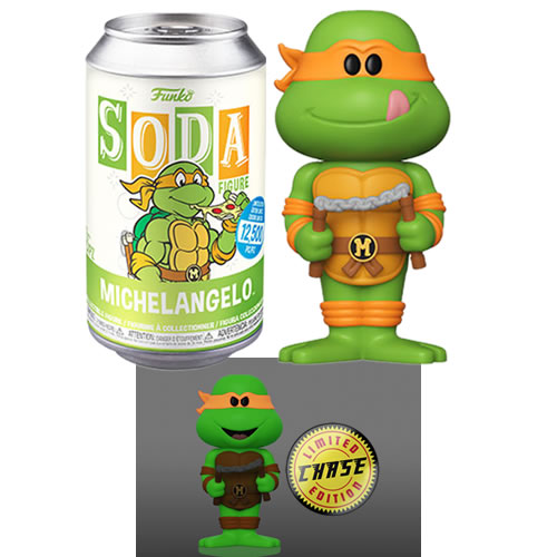 Vinyl Soda Figures - W06 - TMNT- Michaelangelo w/ Chase