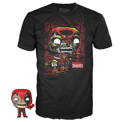 Pocket Pop! & Tee - Marvel Zombies - Deadpool Assortment (Adult Sizes)