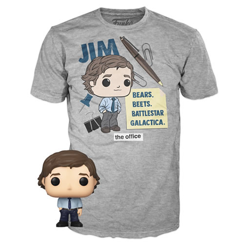 Pocket Pop! & Tee - The Office - Jim Assortment (Adult Sizes)