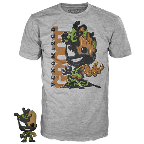 Pocket Pop! & Tee - Marvel Venom - Groot Assortment (Youth Sizes)