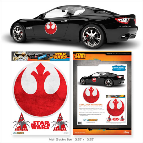 Automotive Graphics - Star Wars - Rebel Logo Single