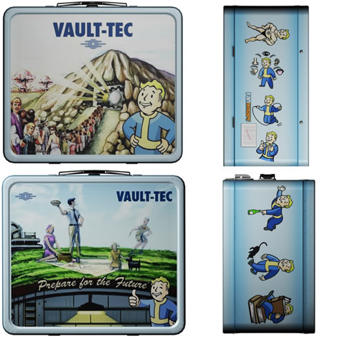 Lunchboxes & Carry All Tins - Fallout 4 - Vault-Tec "Pre-Nuclear" Tin Tote Replica