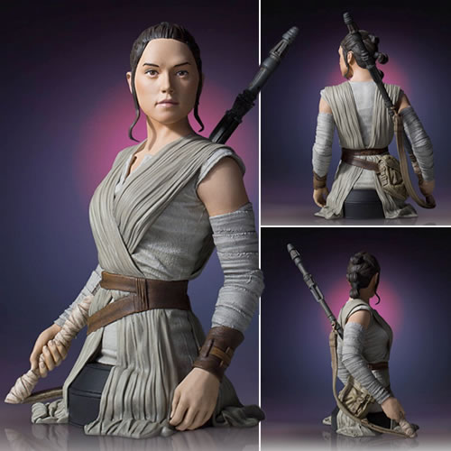 Star Wars Mini Bust - Ep VII The Force Awakens - Rey Mini Bust