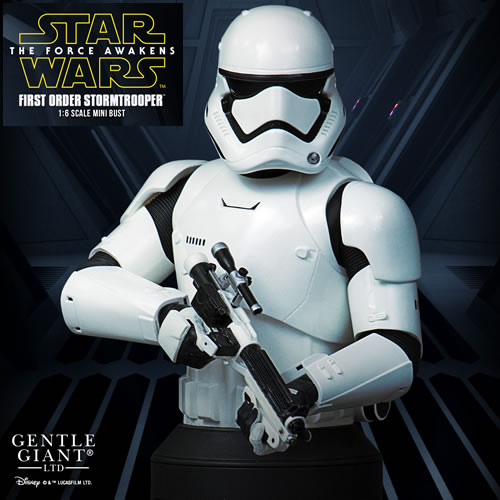 Star Wars Mini Bust - Ep VII The Force Awakens - First Order Stormtrooper